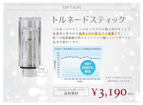 ミラブルトルネードステック購入画像